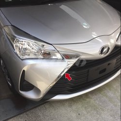 画像2: TOYOTA VITZ 130系 バンパーグリルカバー