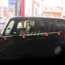 画像2: HONDA N-BOX CUSTOM[JF3/4] ウィンドウトリム